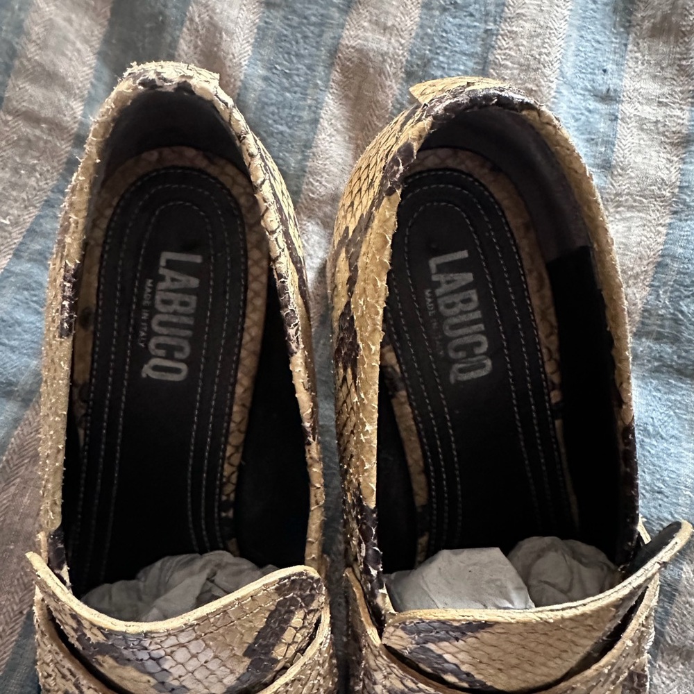 Labucq Kitty Loafer Salvia Python 38 Carolyn Bess… - image 7